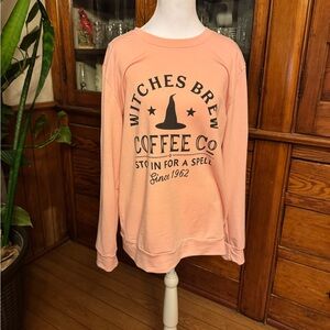 Pink Witches Brew Graphic Sweatshirt